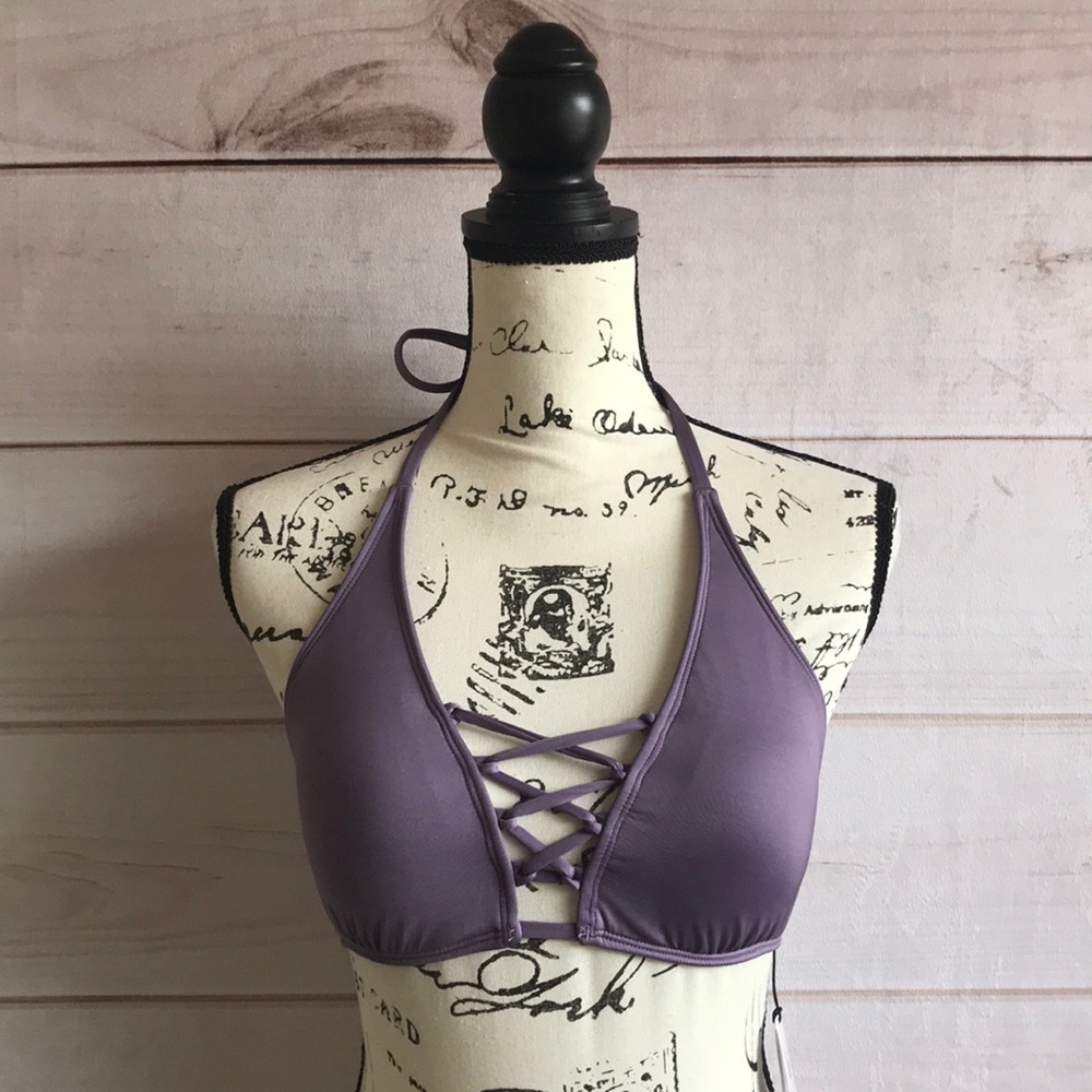 Women’s Strappy Halter Bikini Top
